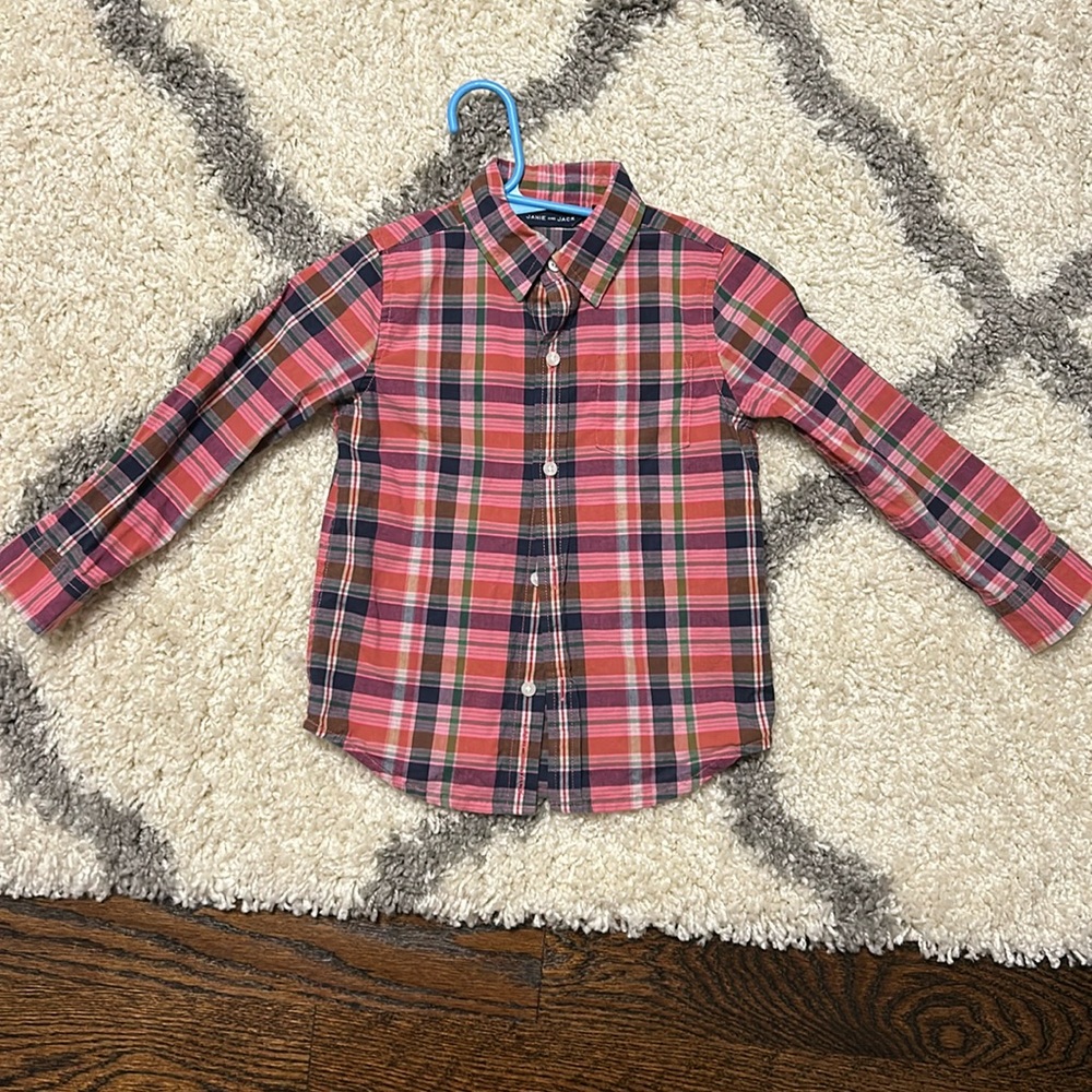 Janie And Jack size 3T Boys Button Down Shirt.